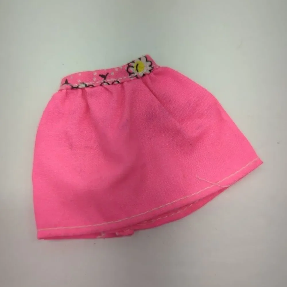 Barbie Fashion Favorites 1997 Pink Flower Skirt Top‎ #68000-96